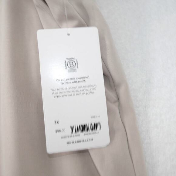 NEW Athleta Seasoft Mid Rise Straight Pants Women's Plus 3X  Bone Tan - Picture 7 of 8